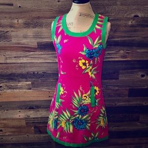 Vintage Adorable Lilly Pulitzer pink floral dress